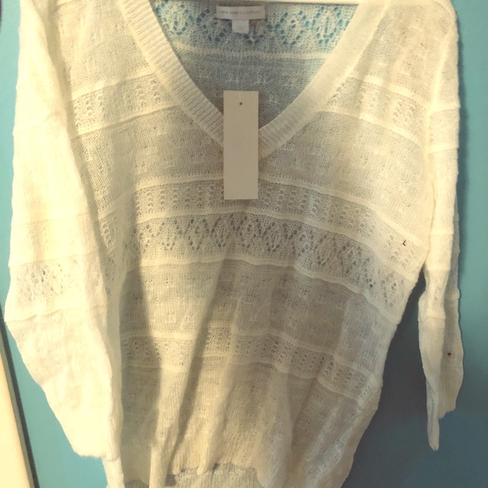 New York and company vneck sweater